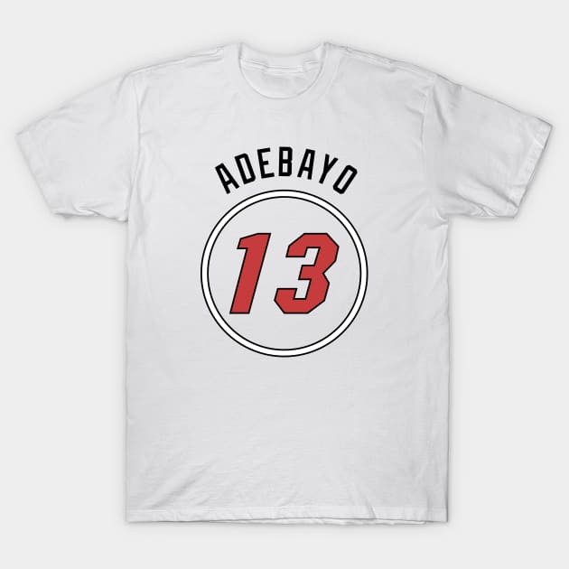 Adebayo Name and Number T-Shirt by Legendary